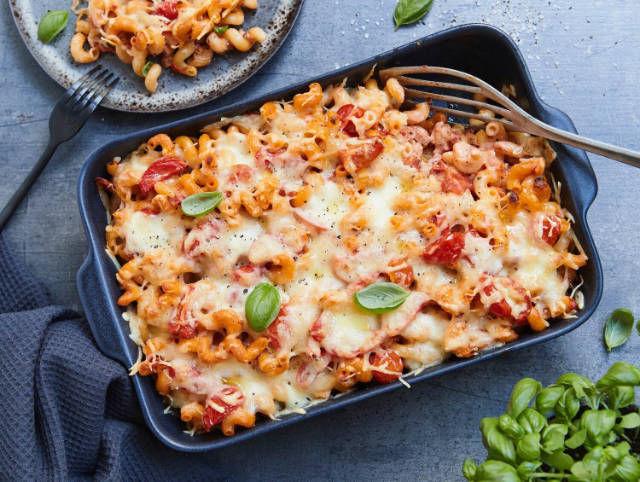 Vegetarischer Nudelauflauf – einfach & schnell